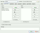 KBibTeX – Editing an Entry (Author/Editor)