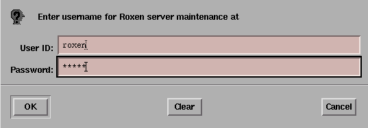 Bild der Pa�worteingabe