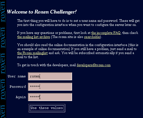 Bild des Startbildschirmes