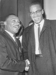 Martin & Malcolm 1964, AP Wide World Photos